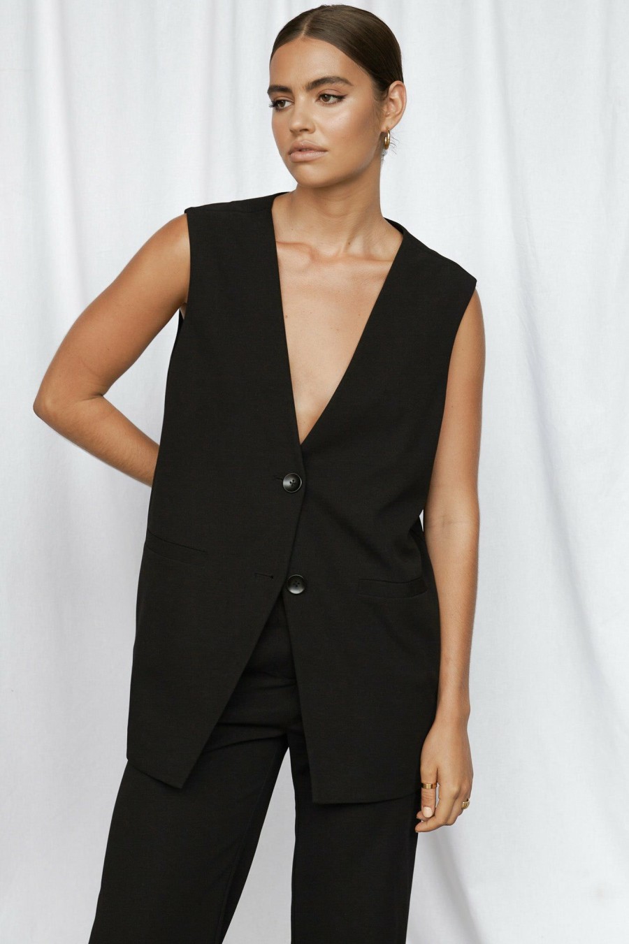 Tops SNDYS | Brooklyn Vest - Black * Sndyssuit